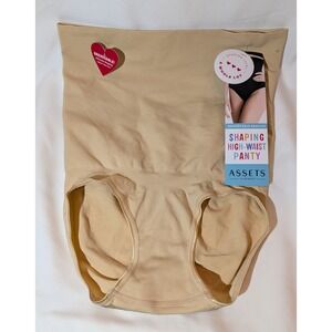 Assets by Sara Blakely Shaping High Waist Panty Nude Beige Size M